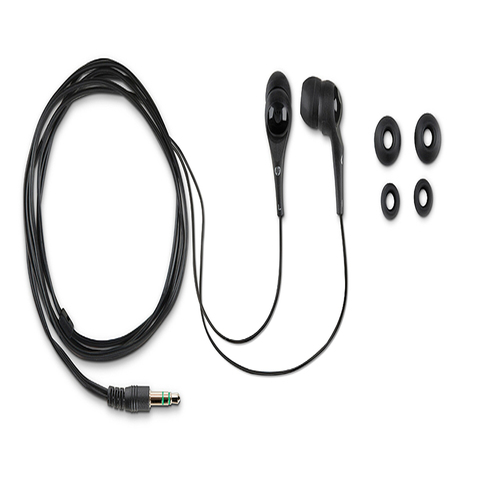 HP H1000 Headphones Wired In-ear Music Black