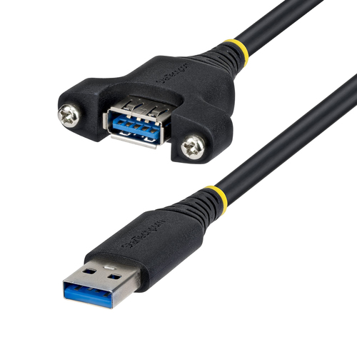 STARTECH 2m 6.6ft Panel Mount USB Cable