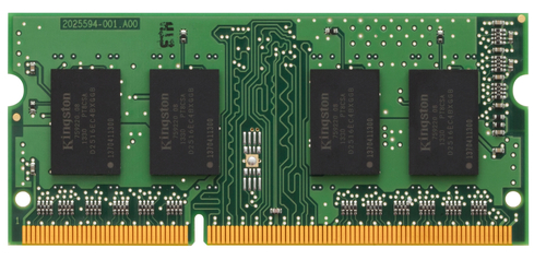 KVR13S9S8/4 Kingston ValueRAM - DDR3 - módulo - 4 GB - SO DIMM de 204 contactos - 1333 MHz / PC3-10600 - CL9 - 15 V - sin búfer - no ECC