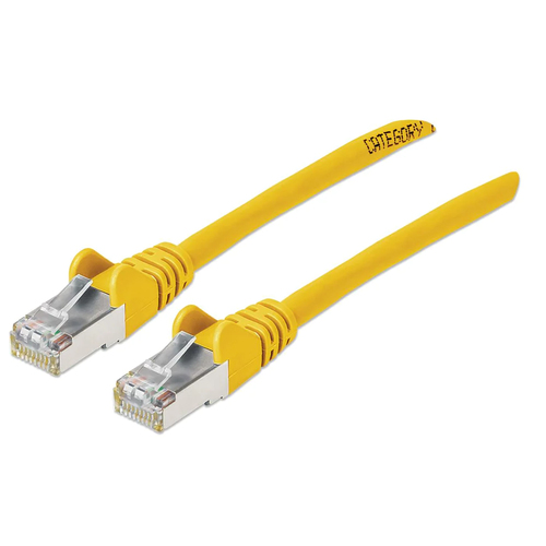 CAT6A S/FTP NETWORK PATCH CABLE, 3 FT., YELLOW