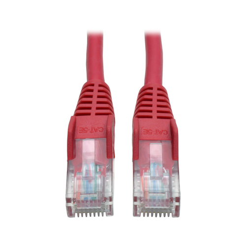 Tripp Lite 5 pies Cat5e / Cat5 Snagless Patch Patch Cable RJ45 M / M Rojo 5 &#39; - N001-005-RD