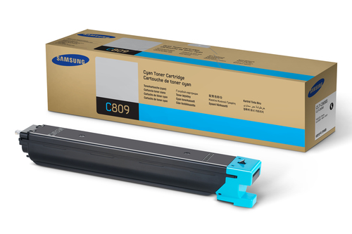 Original Samsung Clt-C809S Cyan Toner Cartridge - image 2