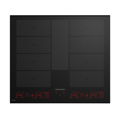Grundig GIEI638980IF hob Black Built-in