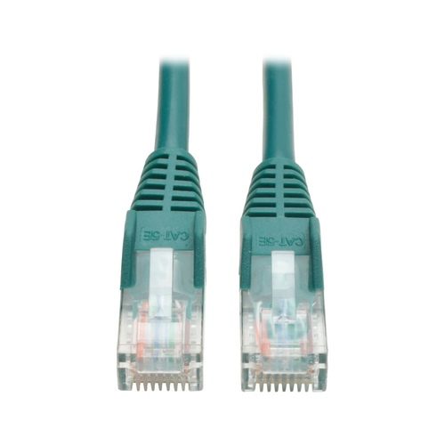 N001-050-GN Tripp Lite 50ft Cat5e / Cat5 Snagless Molded Patch Cable RJ45 M/M Green 50' N001-050-GN UPC 037332172723