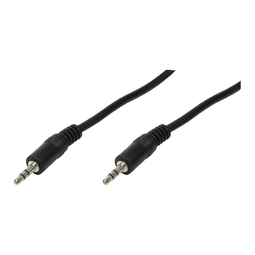 LogiLink Audiokabel Sort