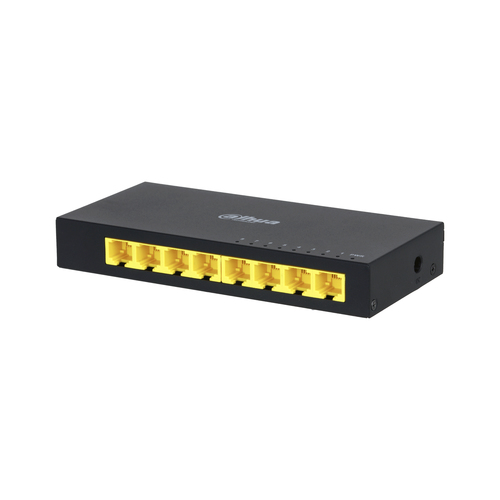 Dahua Technology Access DH-PFS3008-8GT network switch Unmanaged L2 Gigabit Ethernet (10/100/1000) Black