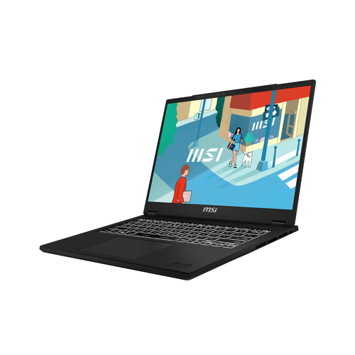 MSI Modern 14 H D13MG-086FR Intel® Core™ i9 i9-13900H Ноутбук 35,6 cm (14") Full HD+ 16 GB DDR4-SDRAM 1 TB Твердотельный накопитель (SSD) Wi-Fi 6E (802.11ax) Windows 11 Home Черный