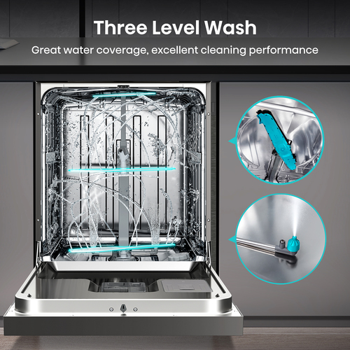 Hisense HS693C60XADUK dishwasher Freestanding 16 place settings – image 9