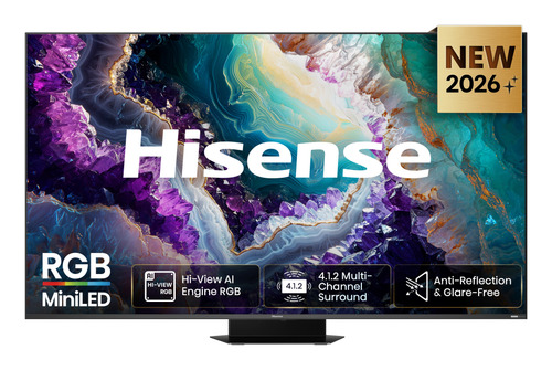 Hisense 75UR9S 190,5 cm (75") 4K Ultra HD Smart TV Wi-Fi Серый 4000 cd/m²