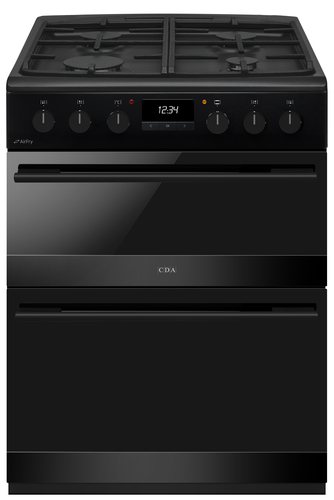 CDA CFD600MB cooker Freestanding cooker Electric Gas Black