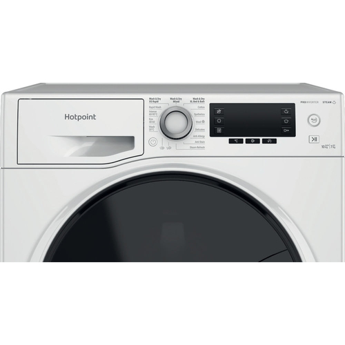 Hotpoint Ndd 10748 DA UK 10Kg/7Kg Washer Dryer with 1400 rpm - White - C Rated [Wash&Dry], A Rated [Wash Only], White - image 6