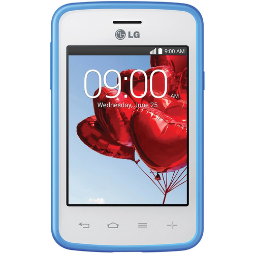 LG L30 D120 8.13 cm (3.2") Single SIM Android 4.4 3G 0.5 GB 4 GB 1540 mAh Blue, White