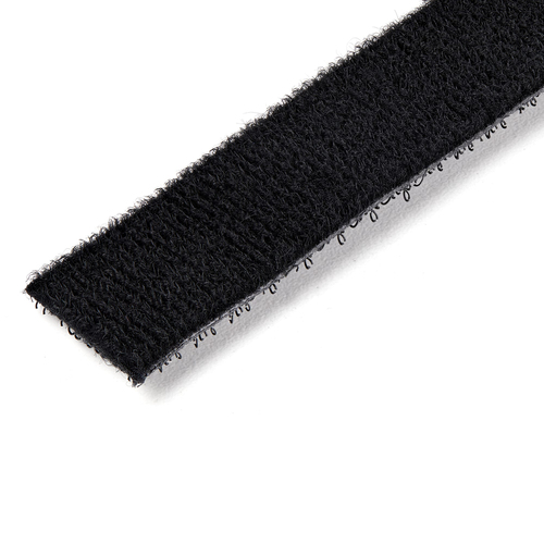 StarTech.com 100ft. Hook and Loop Roll - Cut-to-Size Reusable Cable Ties - Bulk Industrial Wire Fastener Tape - Adjustable Fabric Wraps - Black (HKLP100) 30.4m Sort – billede 2