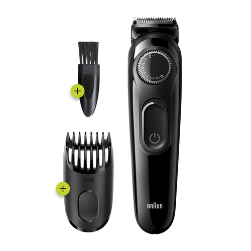 Braun Beard Trimmer BT3222 Men Beard Trimmer & Hair Clipper, 20 Length Settings, Black – image 1