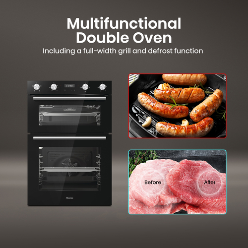 Hisense BID95211BGUK Electric Double Oven - Black - image 4