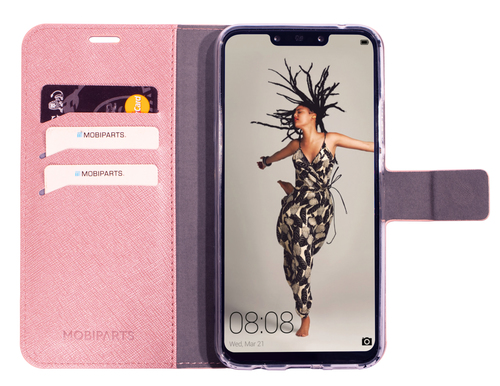 Mobiparts Saffiano Wallet Case Huawei Mate 20 Lite Pink – image 4