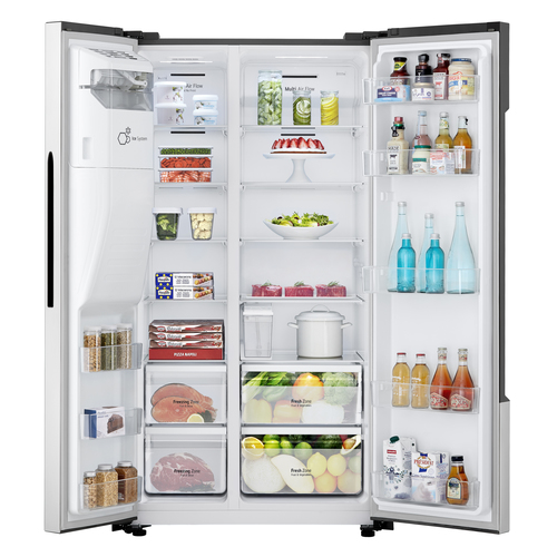 LG GSM32HSBEH side-by-side refrigerator Freestanding – image 2