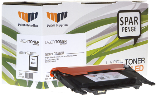 MM Black Laser Toner - Samsung CLT-K4072S - For Samsung CLP 320 / 325 / CLX 3185 – image 1