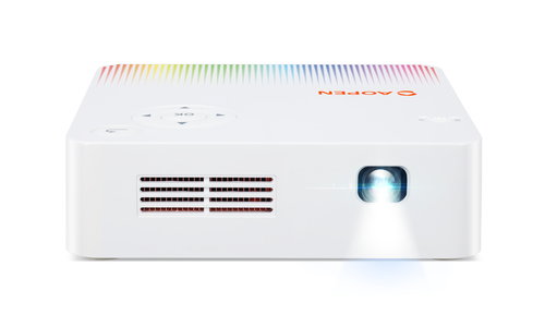 Acer AOpen PV10 - DLP projector - 300 lumens - WVGA (854 x 480) - 16:9 - white – image 2