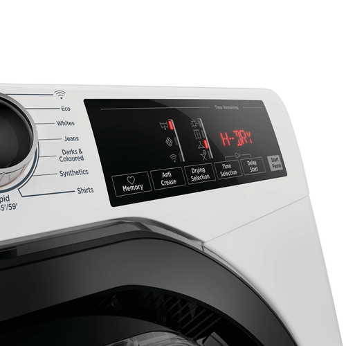 Hoover H-Dry 350 Hre H10N2TBE-80 Wifi Connected 10Kg Heat Pump Tumble Dryer - White - A++ Rated, White - image 5