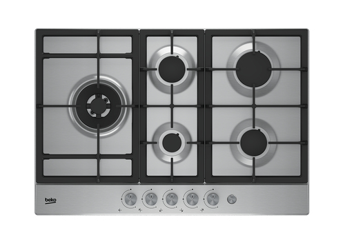 Beko HIAL 75235 SX Нержавеющая сталь Встроенный 75 cm Газовый 5 зона(ы)