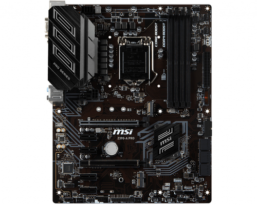 MSI Z390-A PRO материнская плата Intel Z390 LGA 1151 (разъем H4) ATX