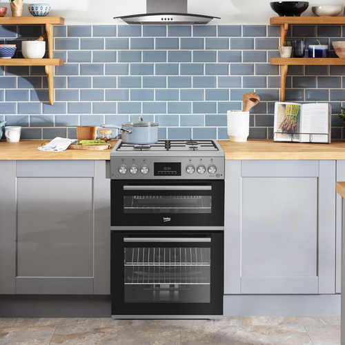 Beko Pro FDG6231CS 60 cm Gas Cooker - Silver/Grey - image 7