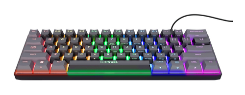 Trust GXT867 ACIRA 60% MINI GAMING Toetsenbord Zwart, afbeelding 2