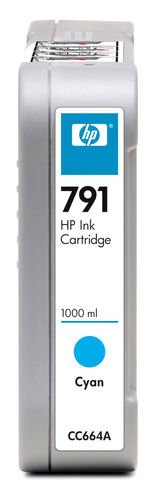 HP 791 tindikassett 1 tk Originaal Tsüaan