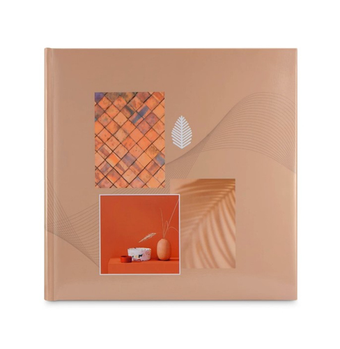 Singo II álbum de foto y protector Terracota 100 hojas Encuadernación en tapa dura