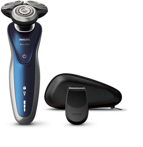 Philips SHAVER Series 9000 S8980/13 men's shaver Rotation shaver Trimmer Navy, Silver – image 2