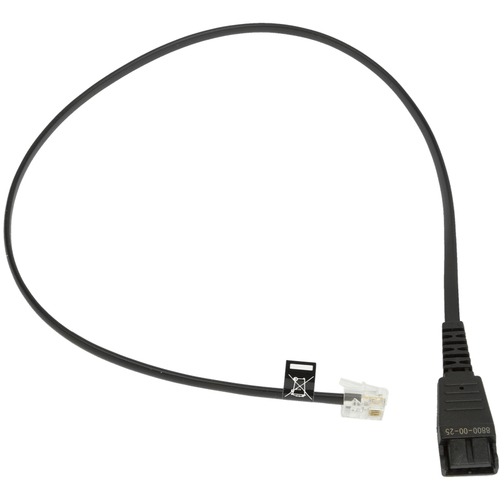 JABRA QD Cord to RJ10, straight, 0,5 met
