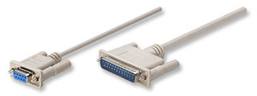 Manhattan 314770 cable de serie Gris 1,8 m DB-9 DB-25 imagen 1