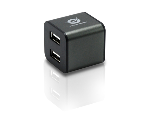 Conceptronic C4USB2CUBEG jaotur USB 2.0 480 Mbit/s Must, Hall
