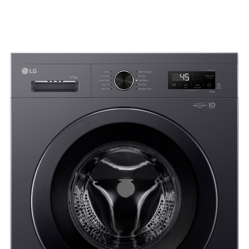 LG W4X1095NMK washer dryer Freestanding Front-load Grey – image 3