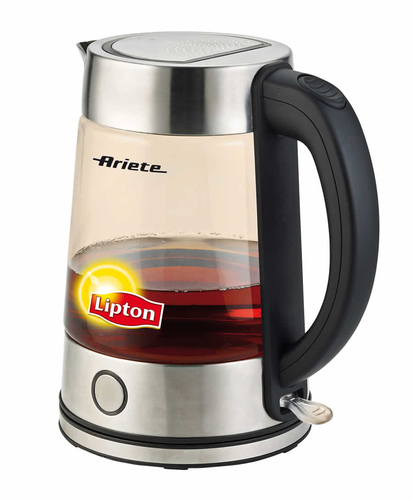 Ariete Lipton elektrinis virdulys 1,7 L 2200 W Juoda, Sidabras