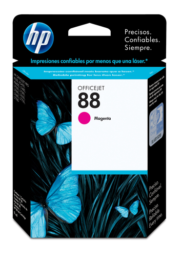 C9387AL HP 88 - 9 ml - magenta - original - cartucho de tinta - para Officejet Pro K550 K550dtn K550dtwn