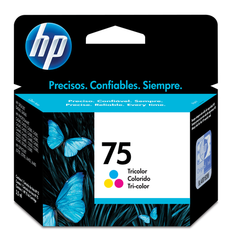 CB337WL CARTUCHO TINTA ORIGINAL HP 75 TRICOLOR CB337WL