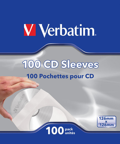 Sobre de papel para CD/DVD VERBATIM Sobre de Papel CD/DVD