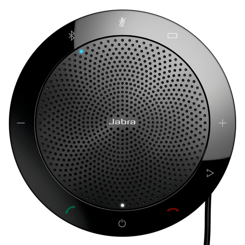 Jabra Speak 510 MS Speakerphone - Black - USB - Microphone - Desktop