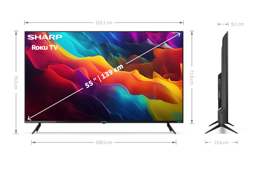 Sharp 55FJ2E TV 139.7 cm (55") 4K Ultra HD Smart TV Wi-Fi Black – image 8
