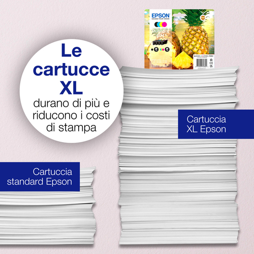 Epson 604XL – Cartuccia ciano originale (Ananas)