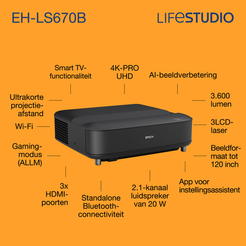 Epson EH-LS670B – Foto 7 van 10