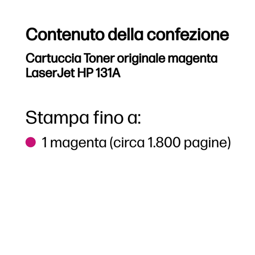 HP 131A – Toner magenta originale
