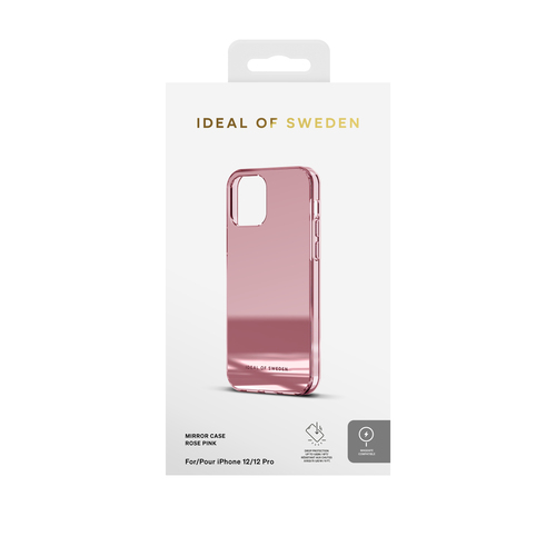 iDeal of Sweden Mirror Case MagSafe iPhone 12 / 12 Pro Mirror Rose Pink – image 4