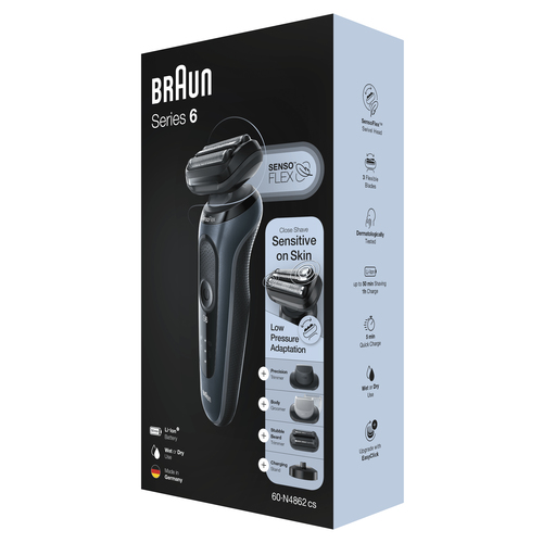 Braun Series 6 60-N4862cs Foil shaver Trimmer Grey – image 6