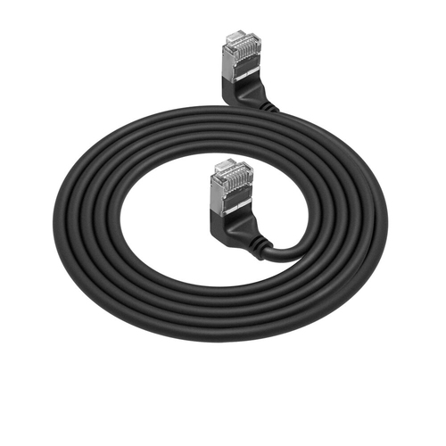 CAT6A UFTP SL U/U-ANG BK 3.00M. 1 stk