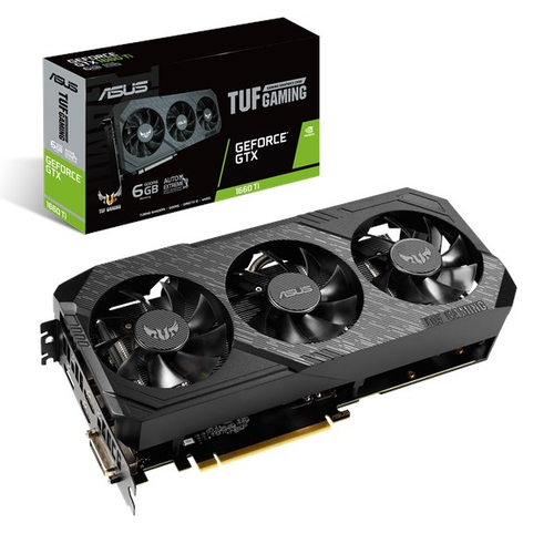 ASUS TUF Gaming TUF3-GTX1660TI-6G-GAMING NVIDIA GeForce GTX 1660 Ti 6 GB GDDR6