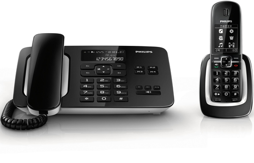 Philips Perfect sound DCTG492B/KR telephone Caller ID Black, White – image 2