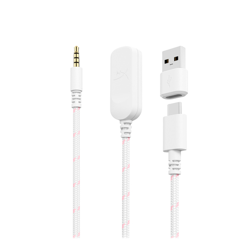HyperX Cloud III White/Pink Gaming Headset – image 3